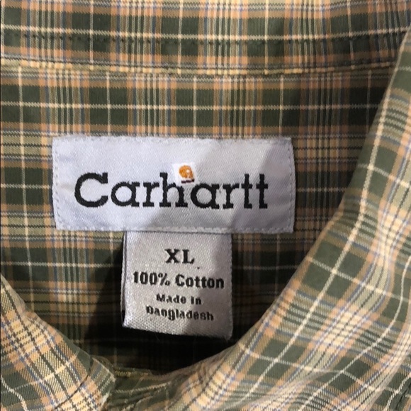 Carhartt Casual Button Down Shirt Cotton XL - Picture 3 of 6